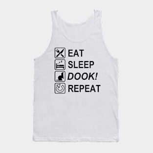 Eat Sleep Dook! Repeat Funny Ferret Tank Top